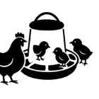 أيقونة وكالة دجاج أوتوماتيكية لتوزيع العلف في المغرب